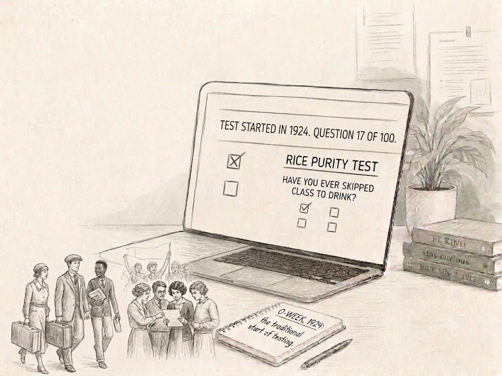 Why O-Week Made the Rice Purity Test a 100-Year College Tradition